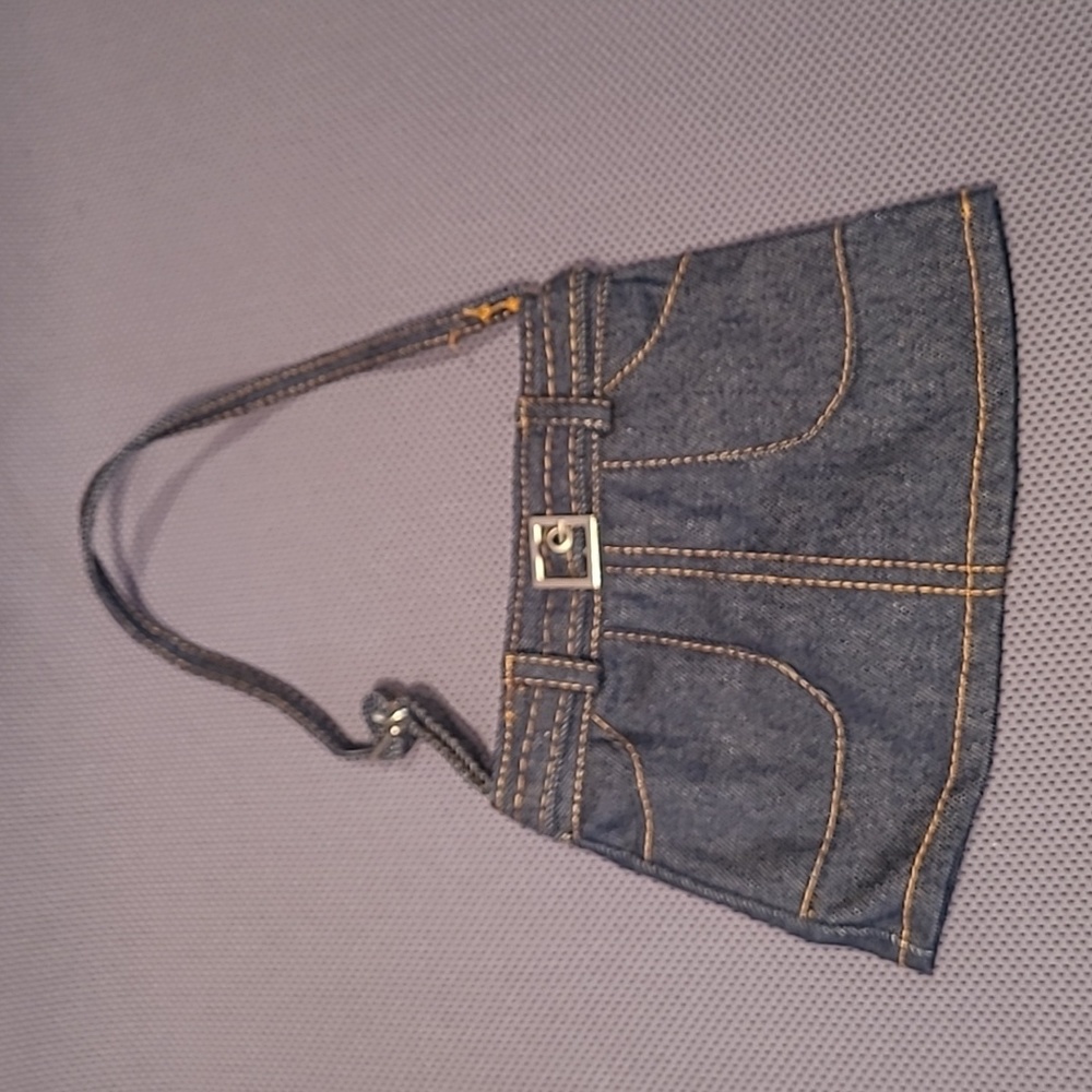 Little Girls Blue Denim Purse